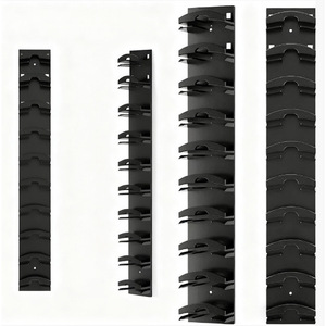 Organisateur de casquettes de baseball mural en métal aluminium, grande capacité, cinq couches et plus, à fixer derrière les portes ou sur les murs - Product Image 1