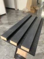 Panneau insonorisant en feutre MDF gris de qualité supérieure Panneau de réduction du bruit japonais Panneau acoustique de décoration murale intérieure HDF