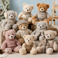 Ours en peluche personnalisés en gros avec emballage à marque privée pour la vente au détail, les boutiques e-commerce et les collections de cadeaux