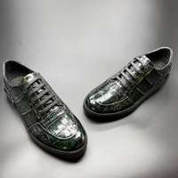 Chaussures décontractées pour hommes en cuir de crocodile véritable de haute qualité, chaussures de marque pour hommes, chaussures de marche personnalisées, Alibaba India Online Shopping Shoes