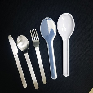 Juego <span class=keywords><strong>de</strong></span> cubiertos <span class=keywords><strong>de</strong></span> acero inoxidable <span class=keywords><strong>de</strong></span> 3 piezas, tenedor <span class=keywords><strong>de</strong></span> mesa <span class=keywords><strong>de</strong></span> boda, cuchara, cuchillo <span class=keywords><strong>con</strong></span> ESTUCHE <span class=keywords><strong>DE</strong></span> VIAJE sostenible - Product Image 5