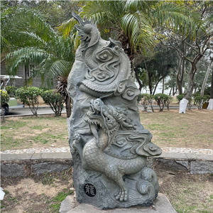 รูปปั้นแกะ<span class=keywords><strong>สลัก</strong></span>หินธรรมชาติสไตล์จีน ขนาดใหญ่ รูปสัตว์ 12 นักษัตร สำหรับตกแต่งสวนและวัด - Product Image 4