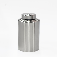 Accessoires de cercueil simples de style américain et européen, grande taille, en acier inoxydable argenté, à motif personnalisé, vente chaude en usine
