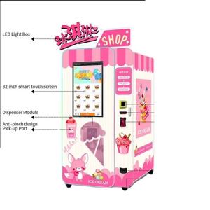 Máquina Expendedora de Helado Suave con Pantalla Táctil Grande de 32 Pulgadas, con Lector de Tarjetas de Crédito, Apta para Grandes Supermercados - Product Image 1