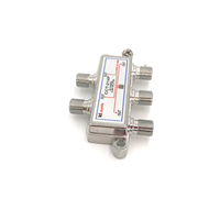 Divisor de potencia CATV de 4 vías de Venta caliente con conector F Conectores de audio y video