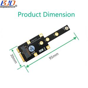 واجهة صغيرة pci-e MPCIe إلى NGFF <span class=keywords><strong>M</strong></span>.<span class=keywords><strong>2</strong></span> مفتاح <span class=keywords><strong>M</strong></span> B + <span class=keywords><strong>M</strong></span> M2 محول NVME SSD بطاقة محول - Product Image 3