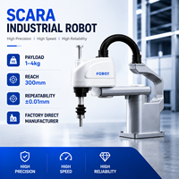 Robot SCARA de 4 Ejes FOBOT MB04SC-300, Alcance de 300 mm, Carga Útil de 4 kg, Precisión de ±0.01 mm, Alta Velocidad para Clasificación y Ensamblaje de Precisión