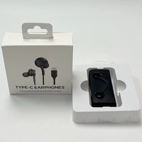 Écouteurs intra-auriculaires filaires de type C, oreillettes USB-C, microphone mains libres, casque stéréo adapté aux appareils mobiles Samsung Galaxy