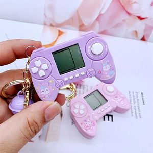 Console de jeu compacte en caoutchouc avec porte-clés, mini console de jeu portable mignonne avec anneau porte-clés, cadeau pour enfants - Product Image 4