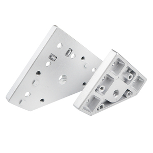 Caster Foot Cup Kết Nối Tấm 30304040 Nhôm Hồ Sơ Tấm Nhôm Phổ Foot End Kết Nối Khối Cố Định Dưới Cùng Khối - Product Image 5