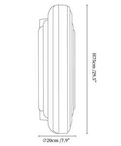 Applique murale <span class=keywords><strong>Estelle</strong></span> Albâtre Naturel Cannelée Haut de Gamme sur Mesure Fourniture en Gros pour Projet d'Hôtel - Product Image 4
