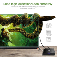 Smart TV Box Android 9.0 Quad Core 4K, 2GB 16GB ROM, WiFi Dual 5G, RK3318