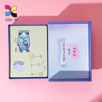Servicios de Impresión de Fábrica, Juego de Cartas de Afirmación con Laminación Mate Ecológica Personalizada, Juego de Cartas con Forma de Libro Colorido