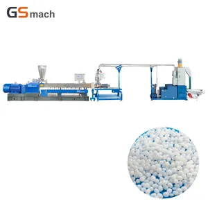 Çift vidalı ekstruder sıcak eritme yapışkan granülasyon makinesi eva granülleri üretim hattı