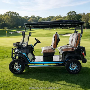 Carrito de Golf Eléctrico 4x4 de 1-2 Plazas Todoterreno con Motor de 5KW, Batería de Litio de 60V, Compatible con Villas Vacacionales, Controlador Curtis, Aluminio - Product Image 2