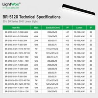 Luminaires linéaires LED de bureau, suspensions 40W 1000mm 4ft, boîtiers d'éclairage linéaires LED, luminaires suspendus, luminaires linéaires LED à montage en surface