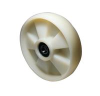 Roues de transpalette manuel en nylon blanc 70 mm * 60 mm en polyuréthane rouge 2,75 * 2,35 pouces pour pièces de rechange de transpalette