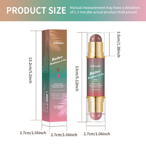 Barra de Bronceador y Rubor 2 en 1 con Logotipo Personalizado de Nuevo Diseño, Barra de Rubor de Maquillaje en Barra de Mantequilla Resistente al Sudor, Gran Venta - Product Image 6