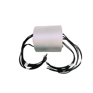 Anneau collecteur étanche IP65, diamètre intérieur 143 mm, 5 circuits, 65 A, joint rotatif électrique robuste - Product Image 4