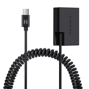 Adaptador de corriente tipo C DC Coupler Dr E18 para cargador de batería Canon LP E17 E18 Rp 77D 760D 850D T6i - Product Image 1