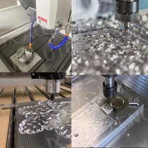 Enrutador CNC máquina de grabado fresado CNC para metal