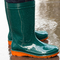 Botas de Trabajo Agrícolas con Suela Oxford de PVC, Botas de Lluvia para Jardín