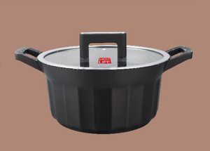 Utensilios de Cocina Ecológicos Antiadherentes Aptos para Horno y Lavavajillas, Juego de Ollas y Sartenes de Aluminio con Revestimiento de Piedra y Mármol, Cacerola Desmontable - Product Image 3
