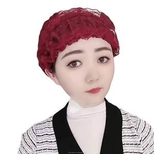 YASEEN - Gorro Musulmán Multifuncional de Encaje Plegable, Pañuelo para la Cabeza con Forro para Mujer, Ecológico y Transpirable - Product Image 4