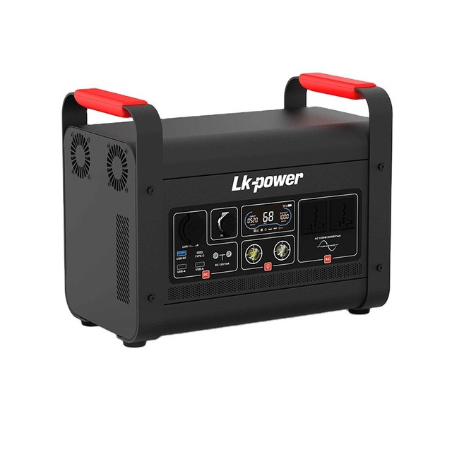 Newest 2000w 220v 1536wh Emergency Battery Power Supply Solar Portable Generator