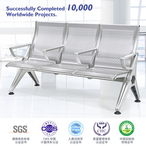 Sillas de espera públicas Yijiahao de aleación de aluminio de 1 a 5 asientos con reposabrazos para aeropuerto, hospital, banco - Product Image 5
