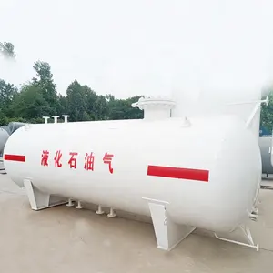 Estação de gás usado horizontal 40m3 tanque de armazenamento lpg 1000 galão tanque de propano