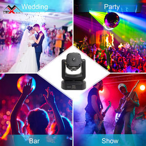 Lumière de scène à tête mobile à bras LED 150W, effet de feu de vent, DMX512, laser RGB, stroboscope, IP33, 18 canaux, CRI élevé 90 - Product Image 5