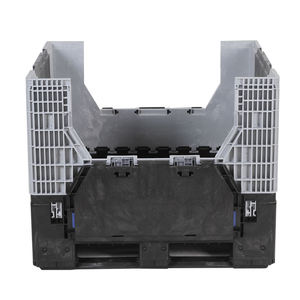 Grote Bulk Zware Stapelbare Opvouwbare <span class=keywords><strong>Container</strong></span> Logistiek Transport Bulk Plastic Pallet Box/Bak Voor Opslag - Product Image 3