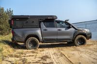 Camioneta de aluminio de tamaño completo de alta calidad Camper Diseño de joroba moderno Ligero Plegable Impermeable