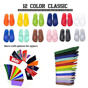 รองเท้าแตะใส่ได้ทั้งหญิงและชายสีขาวและดำรองเท้าแตะสปาสีดำนุ่มลายสำหรับโรงแรมออกแบบได้ตามต้องการ - Product Image 3