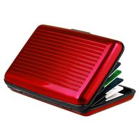 Vente en gros de porte-cartes en aluminium RFID avec logo personnalisé Protecteur de portefeuille antivol pour cartes de visite et passeports