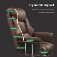 Chaise de bureau ergonomique pour usage domestique confortable pour une longue séance pour la diffusion en direct Design moderne avec dossier en tissu de mousse