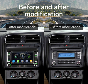 วิทยุติดรถยนต์ BQCC 7 นิ้ว รองรับวีดีโอ RDS Airplay ระบบไร้สาย CarPlay สเตอริโอ GPS พร้อมระบบควบคุมระดับเสียง/เบาะนั่ง/สำหรับรถยนต์ Skoda/Passat/Golf/<span class=keywords><strong>Polo</strong></span> - Product Image 5