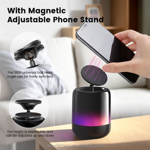 <span class=keywords><strong>2025</strong></span> OEM Logo xách tay 4 trong 1 RGB ánh sáng ban đêm điện thoại đứng BT loa với FM Đài phát thanh TF thẻ có thể điều chỉnh điện thoại chủ TWS Loa - Product Image 3