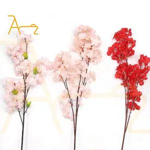 Commercio all'ingrosso vero e proprio tocco artificiale fiori fiori fiori steli di seta alta fiore artificiale per la casa decorazione di nozze