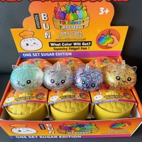 Dumplings vapeur saveur malt en forme d'unicornes - Doux et moelleux, parfaits pour soulager le stress, en cadeau ou comme ensemble de jouets.