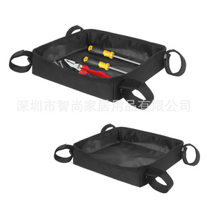 Tool Bag For Ladder With Tool Pocket 37x28x8cm Nylon Black Removable Strap - Product Image 5