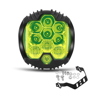 Nueva llegada 5 pulgadas Led trabajo luz cubierta amarilla Led trabajo luz foco 6000K Super brillante luz del día impermeable para el coche - Product Image 2