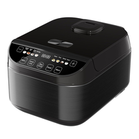 Cuisinière à riz intelligente One-Touch, 6 tasses de riz cru, avec écran couleur, cuiseur vapeur, cuisson rapide du riz, minuterie, fonction maintien au chaud automatique