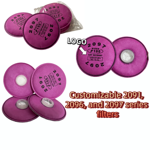 Filtro de Partículas Reutilizable de 3 Capas de Algodón OEM&ODM 2091&2096&2097 2097 P100 con Respirador para Protección Contra Vapores Orgánicos - Product Image 4
