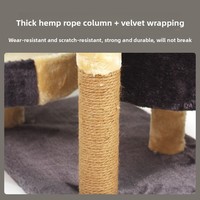 Arbre à chat moderne en bois, tour, lit pour chat, structure d'escalade multi-niveaux tout-en-un, plateforme de saut, jouets pour chat, vente en gros