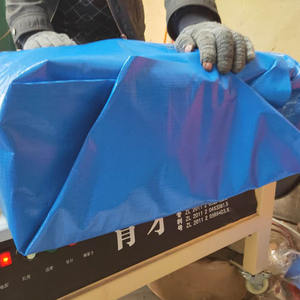Tablier en caoutchouc PVC bleu en gros direct d'usine en Chine <span class=keywords><strong>pour</strong></span> l'industrie de transformation des aliments étanche résistant à l'usure et à l'huile facile à nettoyer - Product Image 6