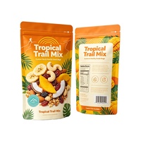 Sachets Mylar pour amandes 250g 500g, qualité alimentaire, barrière à l'oxygène, impression personnalisée, pour mélange de fruits secs, prix usine pour la vente au détail