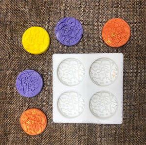 P0624 <span class=keywords><strong>moule</strong></span> à lettres arabes en Silicone, <span class=keywords><strong>Eid</strong></span> moubarak musulman, rond, <span class=keywords><strong>chocolat</strong></span>, Biscuit, sucre, décoration de gâteau - Product Image 5