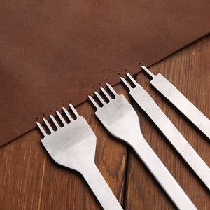 4 Pcs/Set Set de ciseaux à <span class=keywords><strong>cuir</strong></span> DIY 1/2/4/6 Prong Punch Leather Hand Craft Kits - Product Image 3